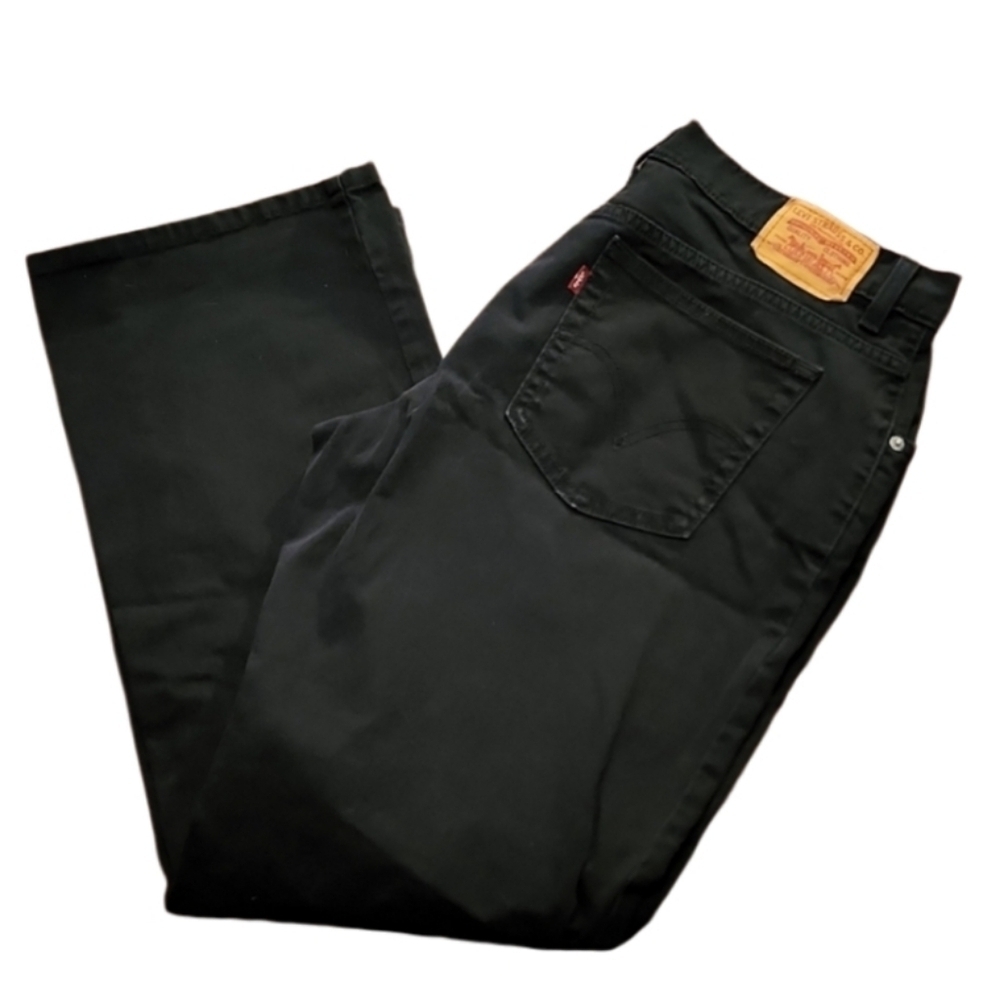 Levis Jeans Size 16 M Black Mom Jeans - Picture 1 of 11